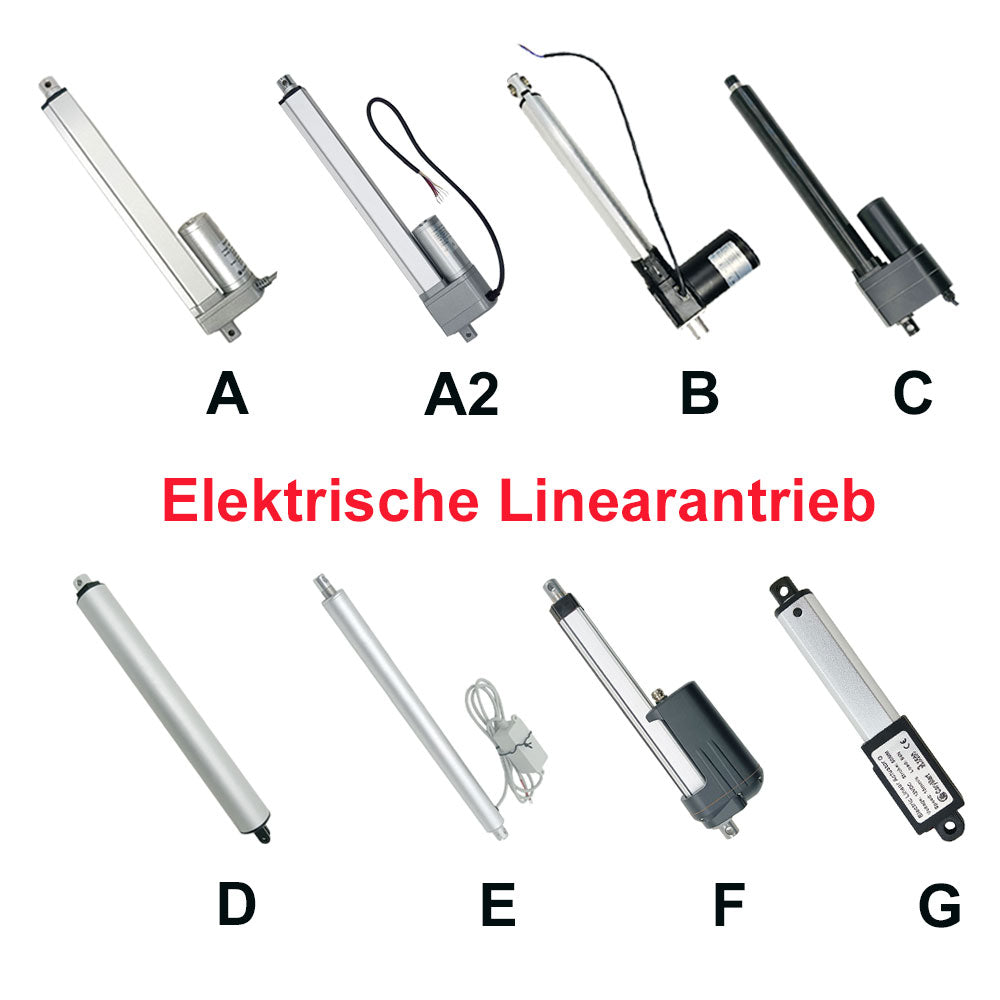 Welche Arten von Linearantrieben gibt es?