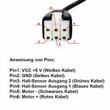 1000MM Elektrischer Linearantrieb mit Eingebauter Hall Effekt Sensor für Synchronisation (Modell 0041509-1)