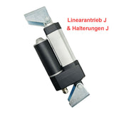 10MM 3500N Wasserdichter Linearantrieb mit IP67 Schutzart für Außen (Modell 0041931)