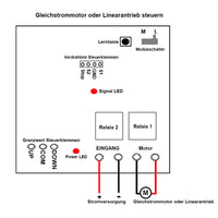 3500N Leise und Wasserdicht Linearantrieb IP67 mit Fernbedienung (Modell 0043084)