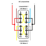 4 Druckknopf Momentan Steuerschalter Interne Diagramm