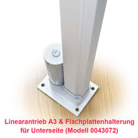 450MM 12V 24V 2000N Elektrischer Linearantrieb Elektrozylinder mit einstellbarem Hub (Modell 0041698)